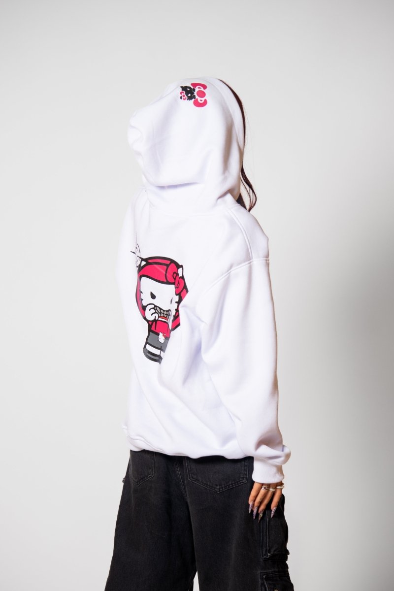 Moletom Pink Bow - Branco